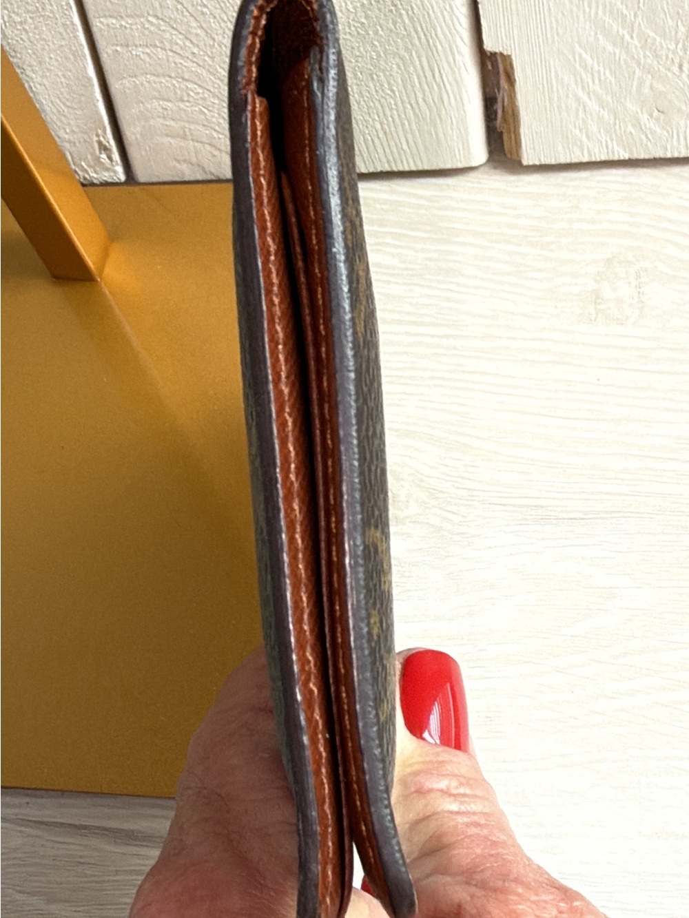 Louis Vuitton Monogram Porte Valeurs Checkbook credit card Wallet vintage - Picture 11 of 15
